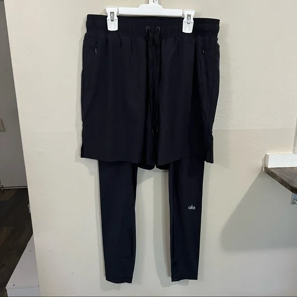 Alo yoga Stability 2-In-1 Pant black - Picture 5 of 10